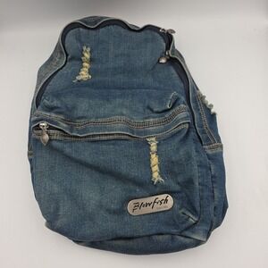 Blowfish Malibu Denim Backpack Boy Girl Womens Student Bag  College Travel